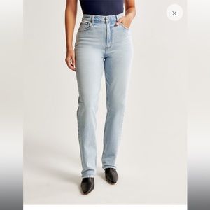 Abercrombie curve love 90s straight Jean